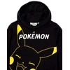 Pokémon con Cappuccio Boys Bambini Gioco Gifts Pikachu Black Jumper