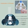 YouYuer 2 x Automatic Toothpaste Dispenser, Toothpaste Dispenser, Automatic Wall,