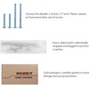 homdiy 20 Pack Solid Zinc Alloy Cabinet Handles, 3 Inch