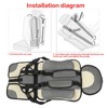 Children Safety Seat Simple Car Portable Seat Foldable Adjustable Strap