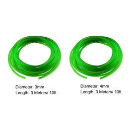QUARKZMAN Pack of 2 10 ft 3 mm 4 mm PU Gearbox Round Belt High Performance Urethane Belt Green for Conveyor Belt Gluing Machine Dryer