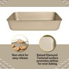 Glad Baking Pan Nonstick - Oblong Metal Dish for Cake