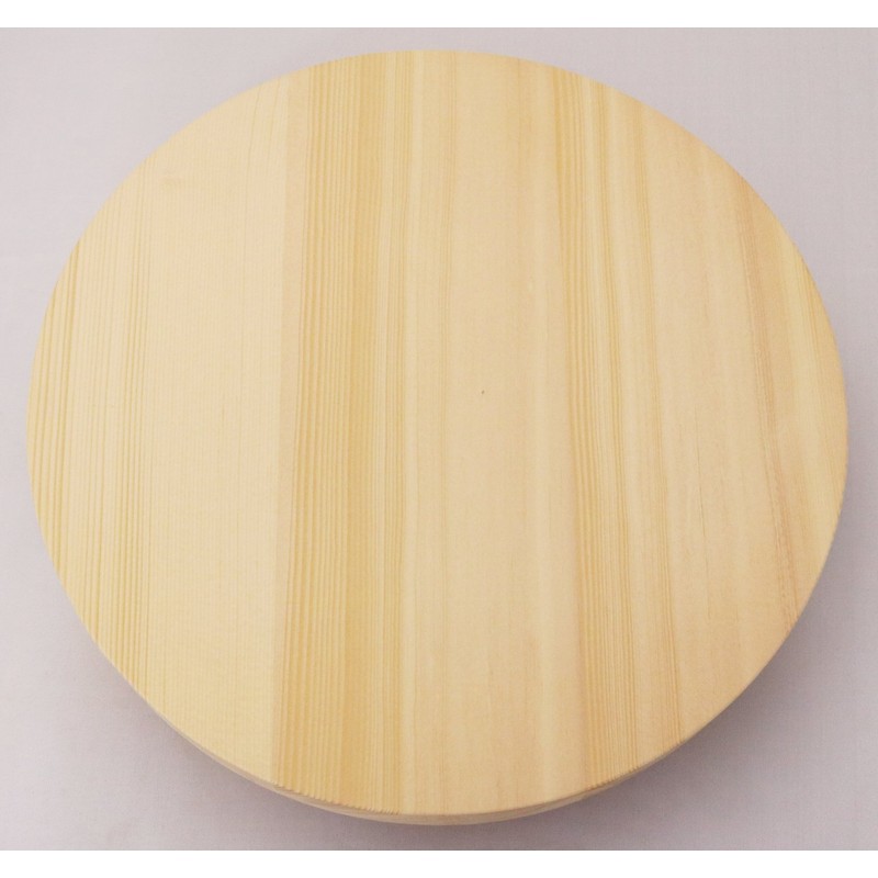 Ichihara Wood Place 落si蓋 Wood Industrial Pot Lid 24 cm Diameter