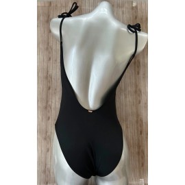 Victoria's Secret Nwt PINK Victorias Secret Plunge One Piece Swimsuit Black L