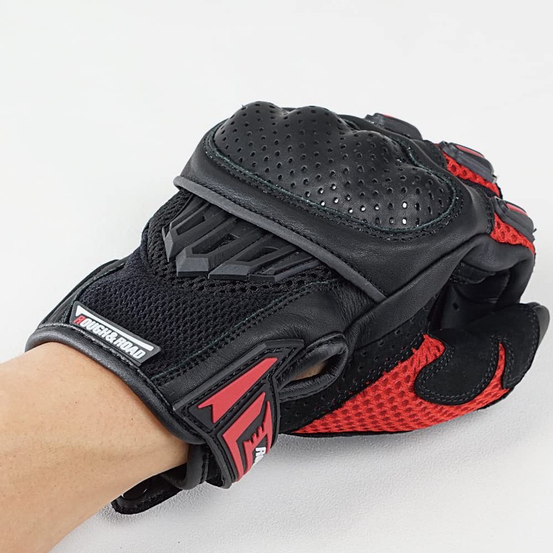 Rough & Road RR8425 Motorcycle Gloves, Protection Air Through Gloves,