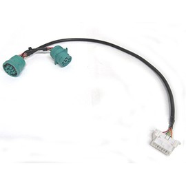 Mobilistics 9 Pin Green Type 2 Deutsch to OBD2 Y Splitter Truck GPS Fits 2015-2017 Freightliner Western Star Kenworth
