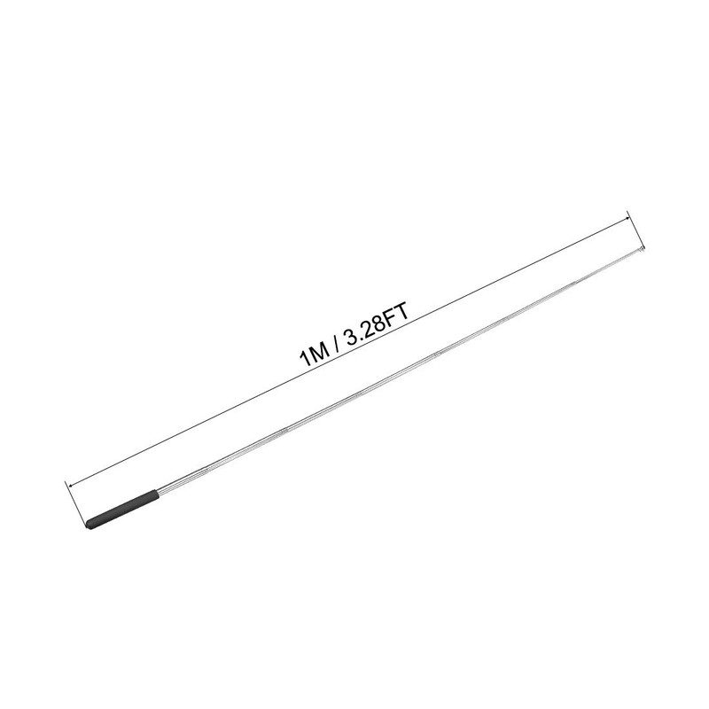 sourcing map Telescopic Hand Flagpoles Telescopic Flagpole Teaching Pointer Stainless