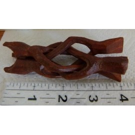 NEW 4" Wooden Cobra Tripod Stand Display Crystal/Sphere