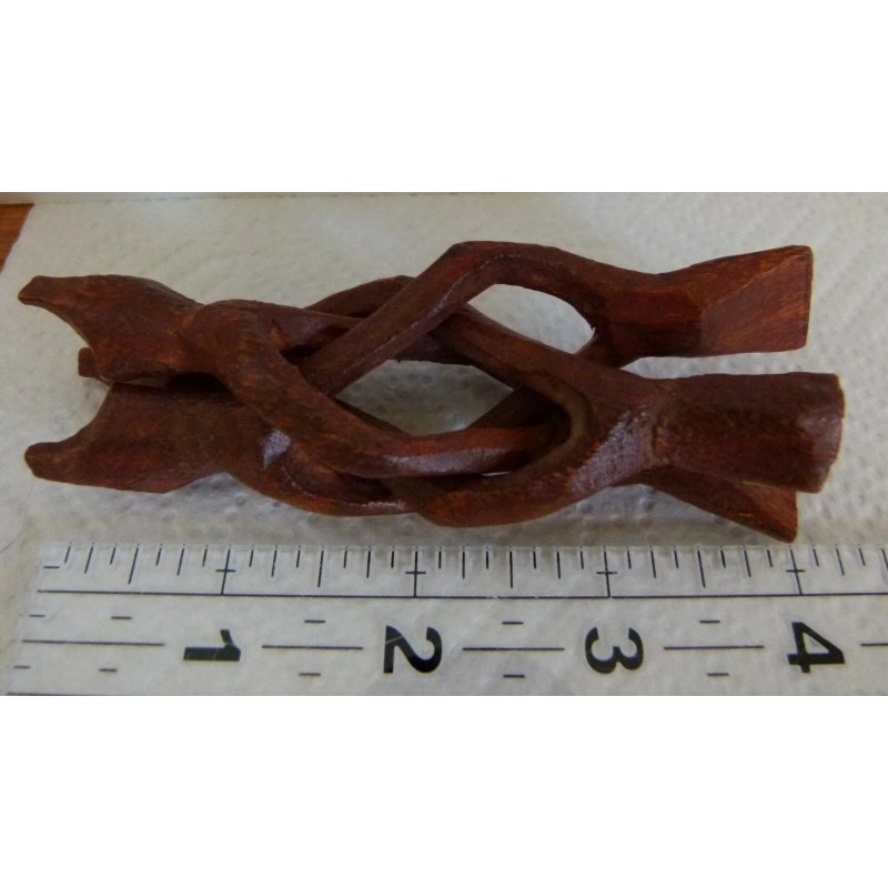 NEW 4" Wooden Cobra Tripod Stand Display Crystal/Sphere