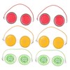 VICASKY 6Pcs Reusable Hot Cold Eye Masks Cartoon Design Blindfolds