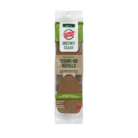 Scotch-Brite Greener Clean, Non-Scratch Dishwand Refills, Fits All Scotch-Brite Dishwands, 14 Count