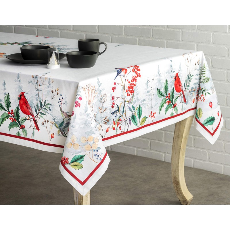 Maison d' Hermine Morzine 100% Cotton Tablecloth Kitchen Dining Table