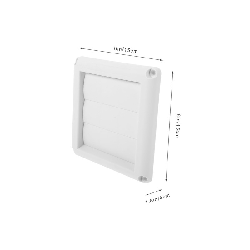 Ciieeo Exterior Louvered Dryer Vent Cover Vent Cap Mouse Design