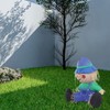 Inflatable Boy Decoration Built in LED Light Waterproof Harvest Scarecrow