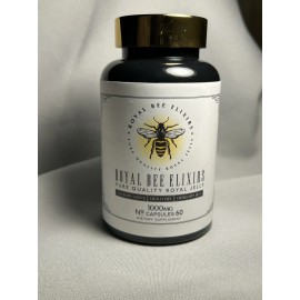 100% Pure ROYAL JELLY All NATURAL 1000mg Vegetarian Capsule 100% Pure Quality