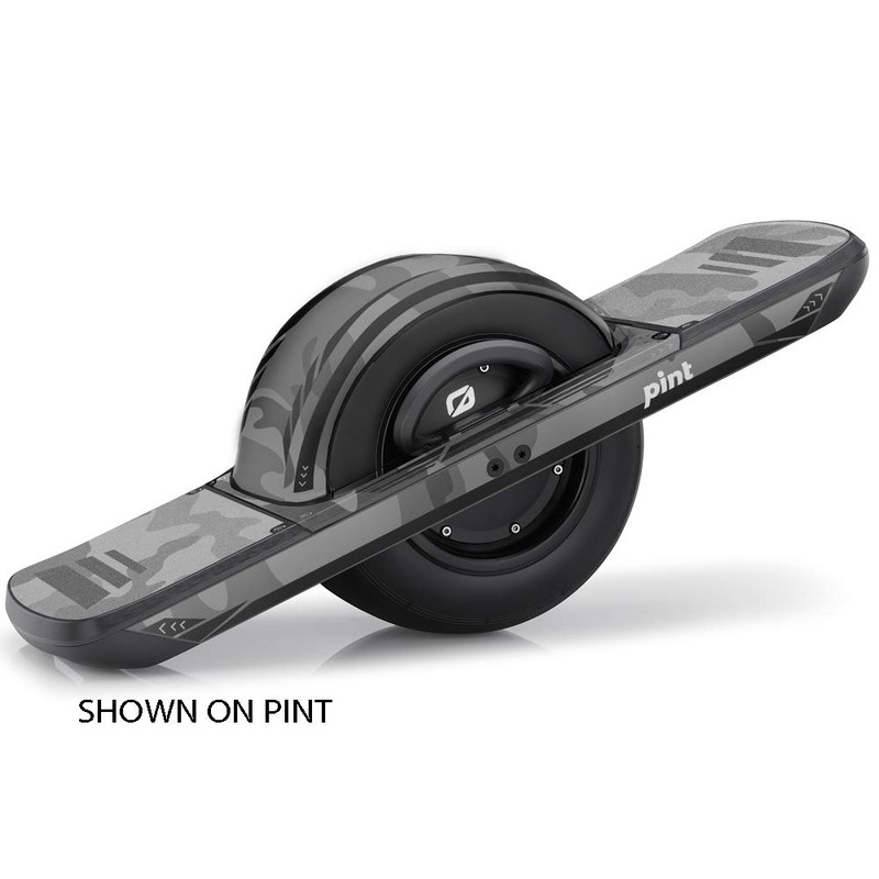 Graphics for OneWheel Plus XR, Apache Grey Design, Rail and