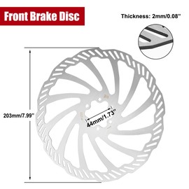 Front Brake Disc Brake Rotor for Surron Brake Disc for Dirt Bike Light Bee Sur-ron Surron X/S Electric Off-road Motorcycle 44mm