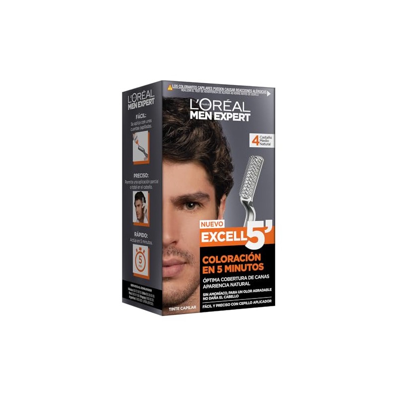 L'Oreal Paris, 2 Tintes De Cabello Para Hombres, Men Expert