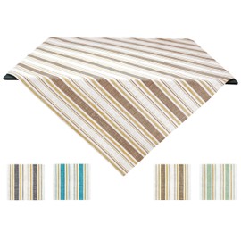 Lashuma Fabric Table Cloth 80 x 80 cm, Washable Table Cloth Square Table Cloth in Country House Style