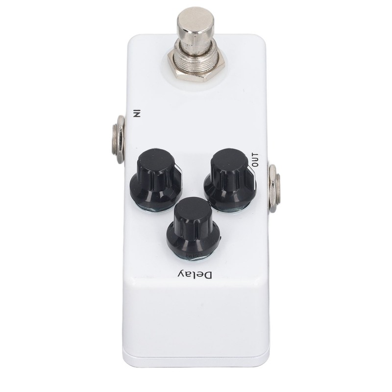 Guitar Delay Pedal Aluminum Alloy LED Indicator 3 Knobs Control