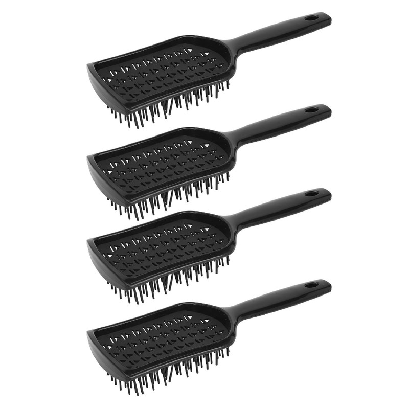 4Pcs Vented Hair Brush Smoothing Paddle Detangling Brush for Blow