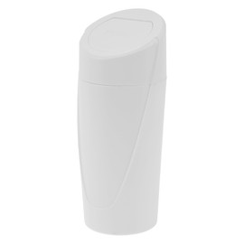 VekAuto 1 Pcs Car Trash Can 3.1" Width 7.9" Height Trash Bin Auto Portable ABS White Car Cup Holder