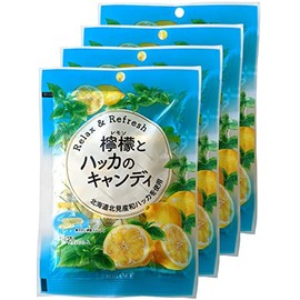 Romance Confectionery Lemon and Peppermint Candy (4 Pieces) 1 Bag 2.8 oz (80 g) x 4