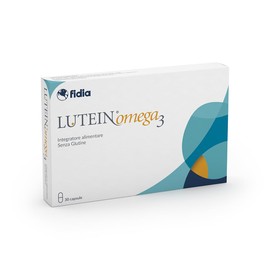 Fidia Farmaceutici LUTEIN OMEGA 3-30 Capsule, Integratore Alimentare di Vitamine, Minerali, Luteina e Zeaxantina con OMEGA 3, Made in Italy