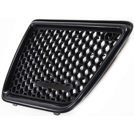 Evan-Fischer Grille Assembly Compatible with 1992-1995 Pontiac Grand Am Black Shell and Insert Driver Side