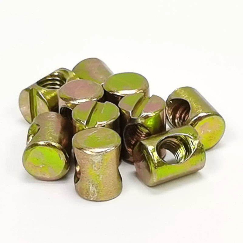 FixtureDisplays 10PK M6 X 10mm Cross Hole Nuts Barrel Nuts