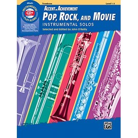 AOA Pop, Rock, and Movie Instrumental Solos: Trombone, Book & CD (Instrumental Solos Series)