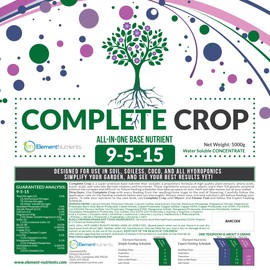 Complete Crop 9-5-15 - The Best All-in-One Plant Food for Vigorous Growth and Better Yields (5000g)