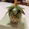 Mount Vernon Cloisonne Pineapple Enameled Decorative Ornament Figurine Tropical