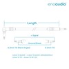 enoaudio Mogami 3368 Professional Guitar Bass Cable Instrument | Neutrik