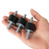 8Pack M8 Rubber Studs Shock Absorber Anti Vibration Isolator Mounts,