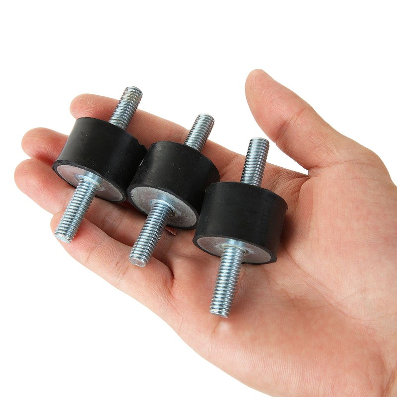 8Pack M8 Rubber Studs Shock Absorber Anti Vibration Isolator Mounts,