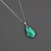 COAI Women's Water Drop Pendant, Malachite, Malachite