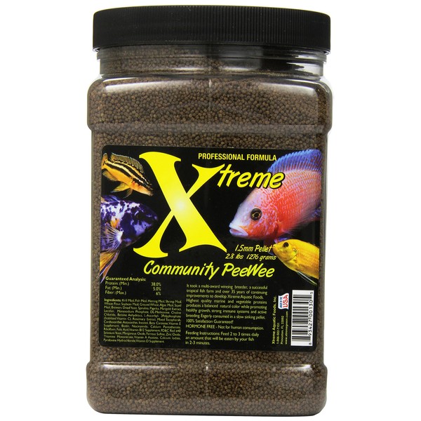 Xtreme Aquatic Foods 2130-F Community Peewee Fish Food