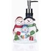 YangShiMoeed Christmas Bathroom Decor Xmas Snowman 20 oz Simple Soap&Lotion Dispenser,Hand Wash Bottle