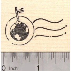 North Pole Faux Postal Cancellation, Letter to Santa Rubber Stamp