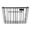 Wire Bike Basket Mesh Shopping Bicycle Front Handle Shopper Black