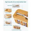 vancasso SIMI Butter Dish with Lid, 6.5" Large Butter Dish