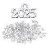 sourcing map 80pcs 2025 Graduation Year Charm 3D Metal Tassel