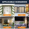 Seovix Motion Sensor Outdoor Lights 2 Pack, Dusk to Dawn
