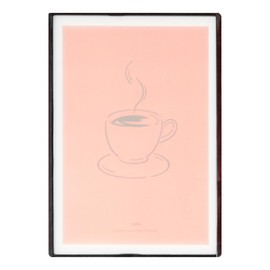 FUJIEI ART-002 Art Cutting Board S Cafe | Lightweight, Graduated, Double-sided, Dishwasher Safe, Non-Slip, Thin, Hygienic, Made in Japan, Fashionable, Cute