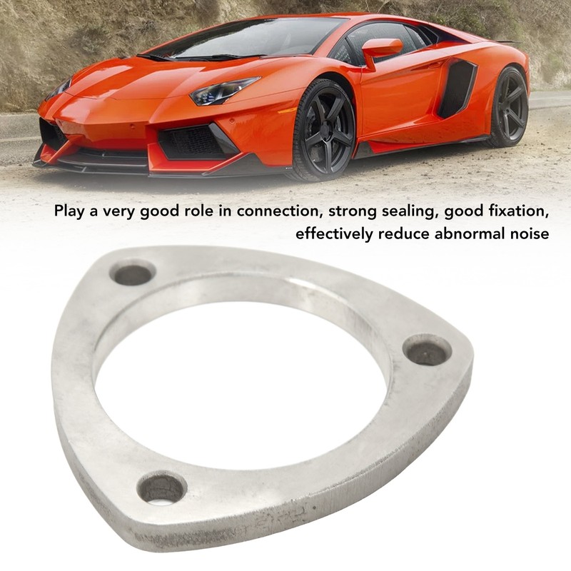 3in 3 Bolt Exhaust Flange Steel Alloy Prevent Leakage Reduce