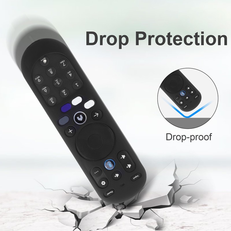 JCMOYUTY for Xumo Remote Cover Black Sleeve