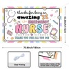 Ticuenicoa Emergency Nurse Thank You Banner 70.8x43.3 Inch - Colorful