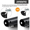 DPXMYG 16 inch Ceiling Fan Downrod with Extension Cord, Black