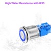 DMiotech 16mm / 5/8" Stainless Steel Momentary Push Button Switch